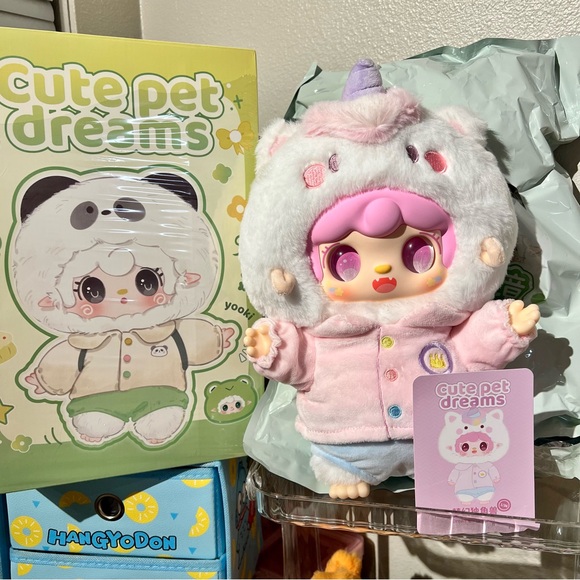 Yooki 400% Cute Pet Dreams Confirmed Secret Hidden Unicorn Pink and White